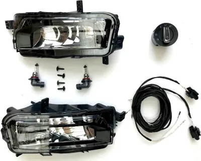 Produktbild von Nebelscheinwerfer Komplettset Nachrüstung NSW Set Schalter XSH passend für VW T6