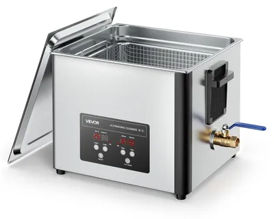 15 l Ultraschallreiniger, 240 W, Edelstahl, 40 kHz, mit Korb und Display