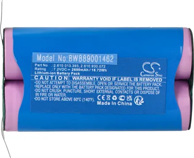 Produktbild von vhbw Akku Ersatz für Dremel 2.610.013.393, 2.610.930.072 für Werkzeug (2600 mAh, Li-Ion, 7,2 V)
