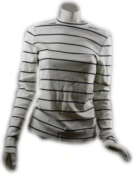 Produktbild von Tom Tailor Denim Damen Ripp Langarmshirt Größe Größe L