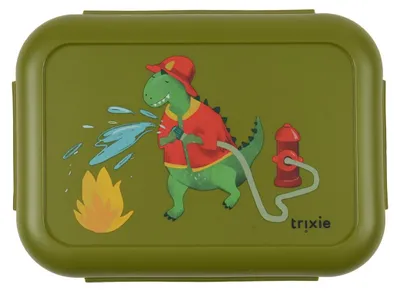 Image de Trixie Brooddoos avec attaches - Pompier M. Dino