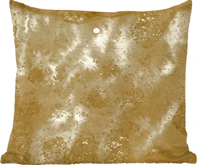Produktbild von MuchoWow® Zierkissen Sofakissen Wohnzimmer Dekokissen 50x50 cm Glitter - Gold - Abstrakt - Komfort - Sofakissen