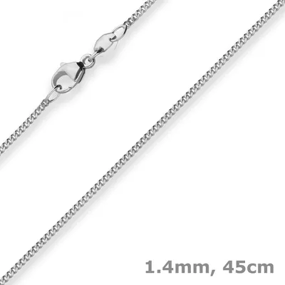 1-4mm-Panzerkette-aus-750-Weißgold-45cm-mit-Zwischenöse