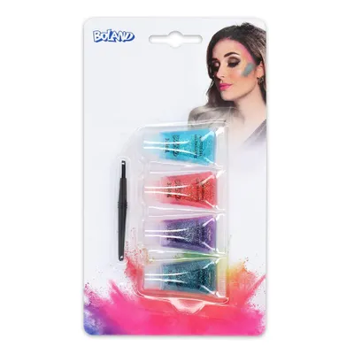 Produktbild von Boland 45102 Schminkset Glitzergel (Glittergel, Pinsel)