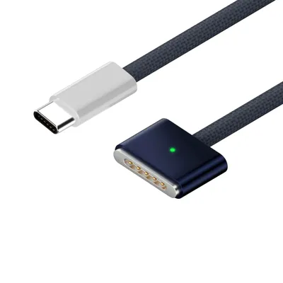 Produktbild von MagSafe 3 Ladekabel 2m Mitternachtsblau – 140W MacBook Schnellladekabel – USB-C auf MagSafe Ladekabel für MacBook Air & MacBook Pro