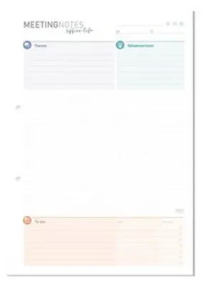 Obrázek produktu pro Blok na stůl Meeting-Notes A4