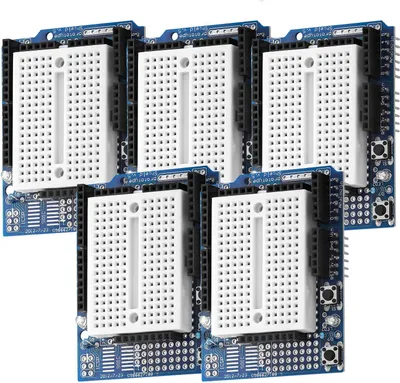 Produktbild von AZ-Delivery Shields Prototyping Prototype Shield Mini Breadboard für UNO R3, 5x Shield