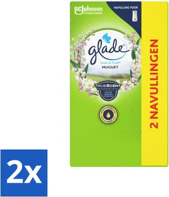 Produktbild von Glade - Touch & Fresh Nachfüller - Maiglöckchen - 2 × 10 ml - Vorteilspack - 2 Stücke