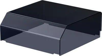 Produktbild von Obere Abdeckung von Creality fuer Ender-5 S1 3D-Drucker fuer weniger Laerm, staubdicht, problemlos, durchscheinend, schwarzes Acryl, konstante Temperatur für stabilen Druck