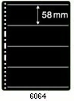Produktbild von PRINZ Einsteckblätter 6074 Prinz-System, doppelseitig 4 Fächer je 58 mm Höhe