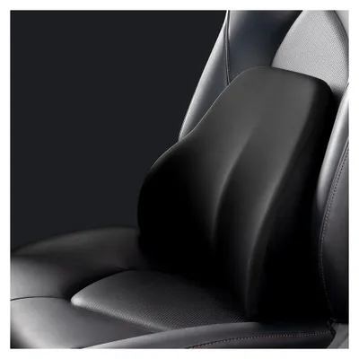 Produktbild von Rückenkissen für Stühle, Lendenkissen für Bürostühle, Ergonomisches Lendenwirbelkissen für Autos, Lordosenstütze für Autos, Rückenlehne zur Linderung von Rückenschmerzen für Autositze, Bürostühle und Rollstühle
