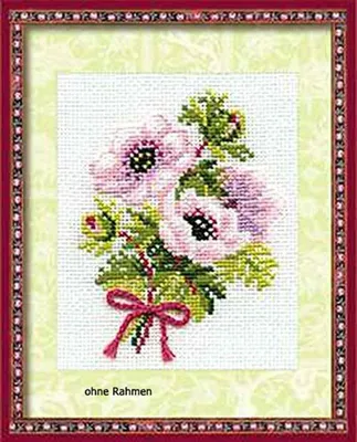 Produktbild von Riolis Stickbildset Kreuzstich "Anemonen", Zählmuster