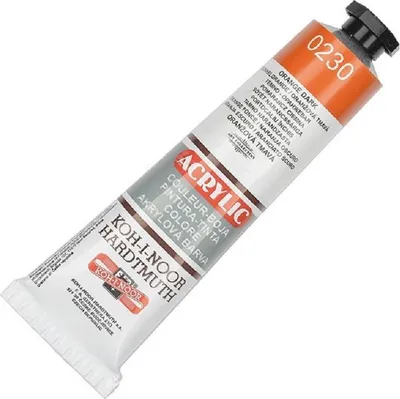 Obrázek produktu pro Koh-i-noor 162728/0230 - akrylová barva 40 ml, tmavě oranžová