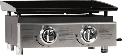 Immagine prodotto di Plancha "Presto 3" - 3 bruciatori - 7,5 kW - Grigio