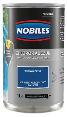 Produktbild von Chlorkautschuk-Email Signalblau 0,9l