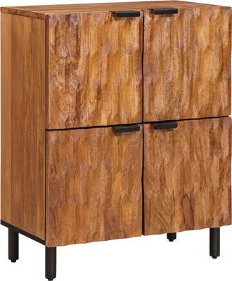 Zdjęcie produktu dla Bufet Wykończenie w kolorze brązowego akacji 60 x 33 x 75 cm