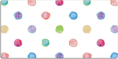 Produktbild von Schreibtischmatte Tischunterlage 90x45 cm Mauspad - Bunte Punkte