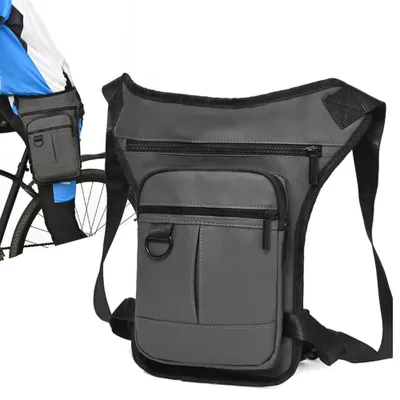 Produktbild von Beintasche Motorrad – Motorrad Hüfttasche – Taktische Beintasche mit mehreren Fächern – Verstellbar – Handytasche für Motorrad, Outdoor, Wandern