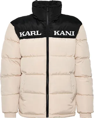 Productafbeelding van Karl Kani Retro Essential Jacke, beige, maat XL, voor heren, kleur beige, maat XL