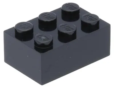 Produktbild von 5x LEGO Stein 2 x 3 (3002) - Schwarz
