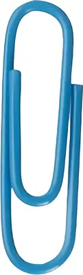 Produktbild von Alco Briefklammer Metall kunststoffüberz 32mm blau 1000 Stück