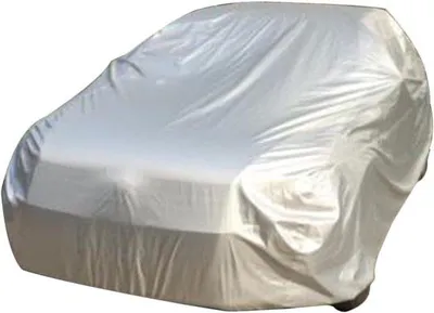 Immagine prodotto di Copertura per auto Unyqoos® – telo impermeabile per garage con rivestimento riflettente, in poliestere 190T, dimensioni 457 x 165 x 120 cm, colore argento, resistenza da -20°C a +50°C