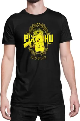 Produktbild von Herren T-Shirt Japan Anime Manga Pokemon Pikachu 02 Raichu, Man M / Schwarz