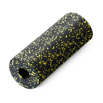 Produktbild von 4FIZJO EPP 33 cm Massageroller glatt, für Training und Rehabilitation, schwarz-gelb