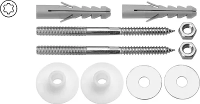 Produktbild von ASW Waschtisch-Befestigung 471400 M 10 x 140 mm, ohne Kappen
