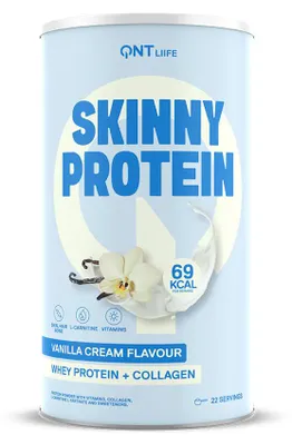 Immagine prodotto di QNT Skinny Protein (440 g) Gelato alla vaniglia - Proteine - Miscela di proteine del siero del latte