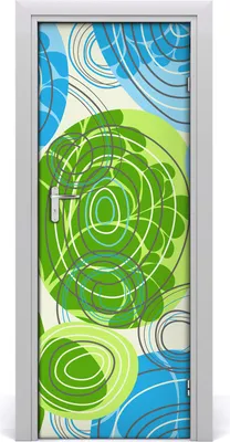 Produktbild von Tulup Türaufkleber 75x205 cm Dekorative Aufkleber Selbstklebend Wasserdichte Tapete Abnehmbar Schlafzimmer Wohnzimmer Wohnkultur - abstrakte Wand