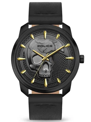 Produktbild von Police Armbanduhr Herrenuhr Lederarmband PL15714JSB.61