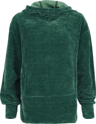 Produktbild von Black Premium by EMP Damen grüner Kapuzenpullover mit hohem Kragen XL