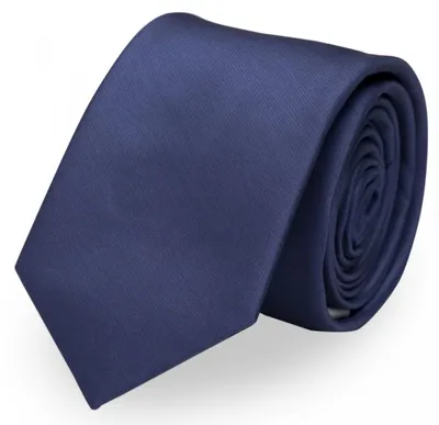 Produktbild von Fabio Farini - 1 Stück elegante Dunkelblaue Herren Schlips - Krawatten in 6cm Schmal (6cm), Dunkelblau - Deep Cobalt