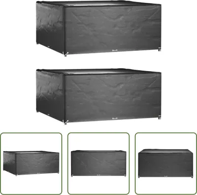 Produktbild von The Living Store Gartenmöbel-Abdeckungen 2 Stk. 16 Ösen 250x250x90cm Quadratisch