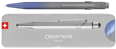Produktbild von Caran d-Ache 849 Special Edition, Clip, Clip-on-Einziehkugelschreiber, Nachfüllbar, Schwarz, 1 Stück(e), Medium