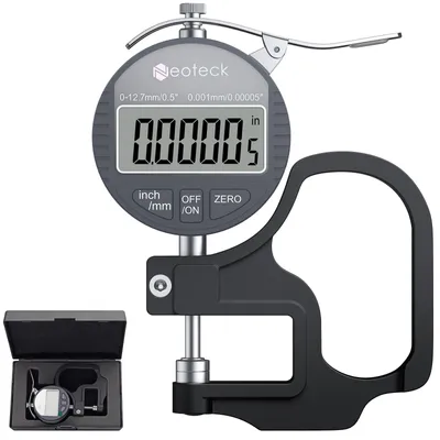 Digitale Dickenmesslehre 0–12,7 mm, 0,001 mm Auflösung, LCD