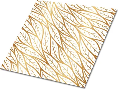 Produktbild von Selbstklebende Platten 30x30 cm Wandpaneele 9 Stück im Set Wanddeko - Goldene Blätter