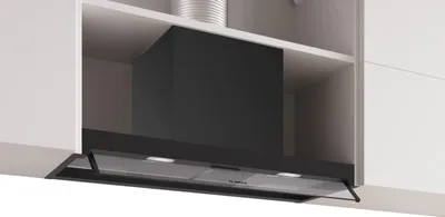 Produktbild von Bosch DBB85CC60 Dunstabzugshaube Eingebaut Schwarz 582 m3/h