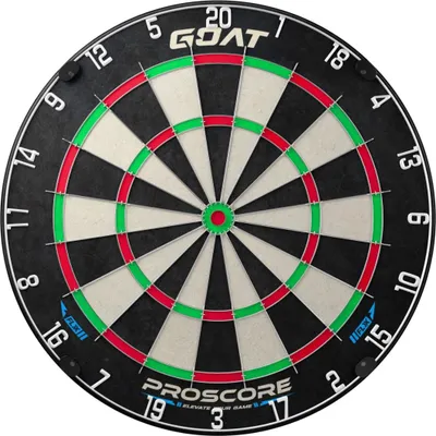 Produktbild von GOAT – Proscore FLX Starter-Dartboard, langlebiges Sisal, selbstheilend, minimale Abpraller, dünne Verdrahtung