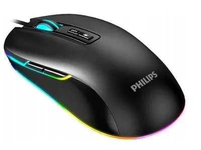 Produktbild von Philips SPK9414 Gaming Maus Kabelgebunden USB RGB 3200 DPI 7 Tasten