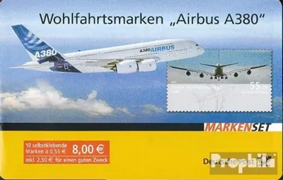 Produktbild von Briefmarken BRD (BR.Deutschland) 2008 Mi MH74 (kompl.Ausg.) postfrisch Luftfahrzeuge