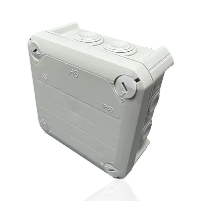 Produktbild von SD ProfiLine Abzweigkasten IP66 H6   114x114x57mm, lichtgrau