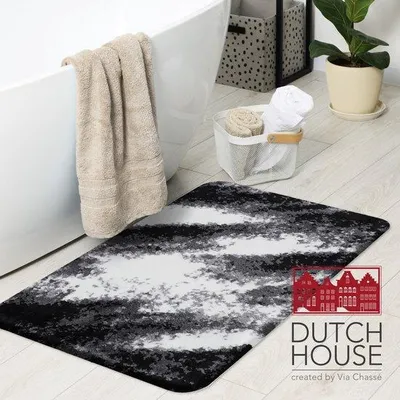 Immagine prodotto di Massamarkt Tappeto da bagno Fréjus 60x90cm nero