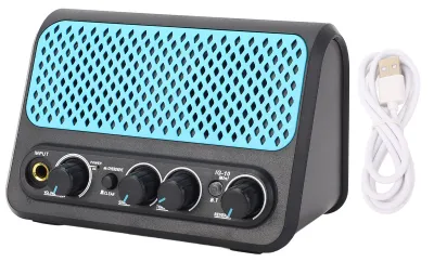 Image de Mini amplificateur de guitare Bluetooth 5.0 double canal, petit, électrique