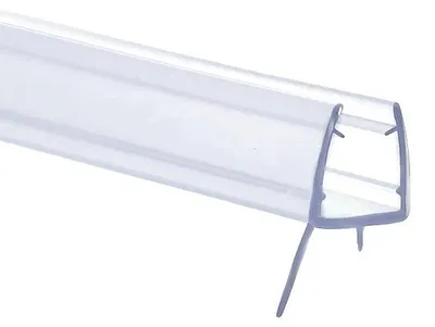 Obrázok produktu pre Tesnenie dverí sprchového kúta, zabraňuje úniku vody, odolný materiál z PVC, 12 mm