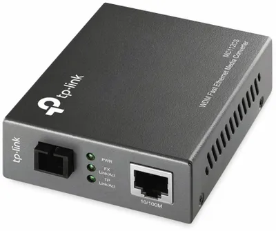 Produktbild von Medienkonverter / WDM / FE / Singlemode / SC / von 10/100BASE-TX/100BASE-FX