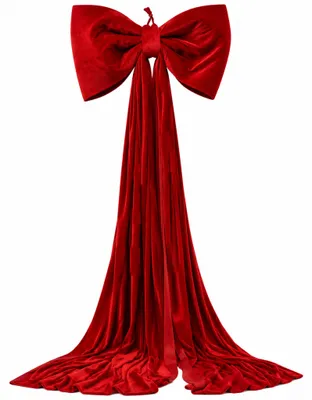 Imagen del producto de Aga Gran lazo navideño 85 × 270 cm Rojo