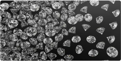 Produktbild von Leuchtende Diamanten– Schreibtischunterlage – Schreibtisch Tischunterlage – 120x60 cm – Unterlage Groß Schreibtischmatte