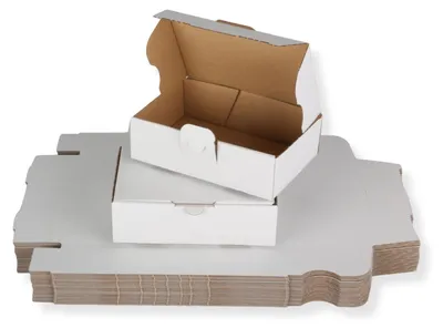 Produktbild von Maxibriefkarton DIN A6 - 160 x 110 x 50 mm / DHL Kleinpaket, weiß 25 Stück